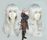 Final Fantasy XIV 14 FFXIV FF14 Venat Emet-Selch Themis Estinien Varlineau Silver White Black Cosplay Wigs