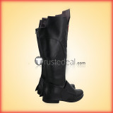 Overwatch Reaper Silver Black Cosplay Boots Shoes