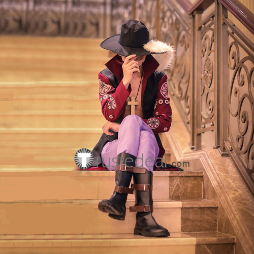 One Piece Dracule Mihawk Cosplay Costume 2