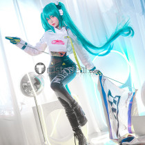 Vocaloid Hatsune Miku Racing 2022 Suit Cosplay Costume