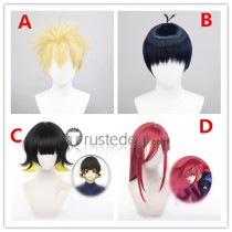 Blue Lock Yoichi Isagi Meguru Bachira Rensuke Kunigami Hyoma Chigiri Team Z Sae Itoshi Blonde Black Cosplay Wigs
