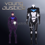Young Justice DC Richard Dick Grayson Nightwing Bodysuit Cosplay Costume