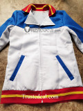 Pokemon The Power of Us Ash Ketchum Blue White Coat Cosplay Costume 6