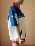 Pokemon The Power of Us Ash Ketchum Blue White Coat Cosplay Costume 6