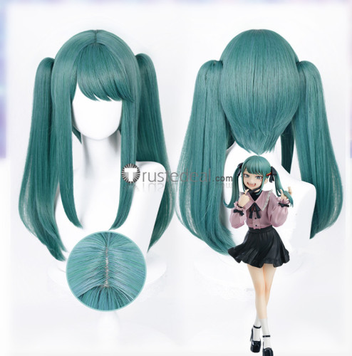 Vocaloid Hatsune Miku Villain Ver. Little Devil POP UP PARADE Miku Vampire Green Blue Ponytail Cosplay Wigs
