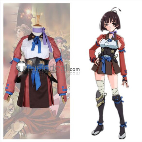 Koutetsujou no Kabaneri Kabaneri of the Iron Fortress Mumei Battle Cosplay Costume2