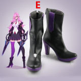 League of Legends LOL New SKin Battle Academia Ezreal Lux Katarina Jayce Cosplay Boots Shoes