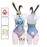 Genshin Impact Nilou Yae Miko Klee Amber Bunny Suit Cosplay Costumes
