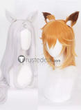 Sewayaki Kitsune no Senko-san Shiro and Senko-san Cosplay Wigs