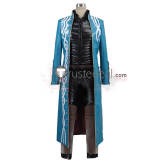 Devil May Cry III Vergil Blue Cosplay Costume
