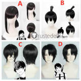 Chainsaw Man Aki Kobeni Hirofumi Kishibe Black Brown Cosplay Wigs