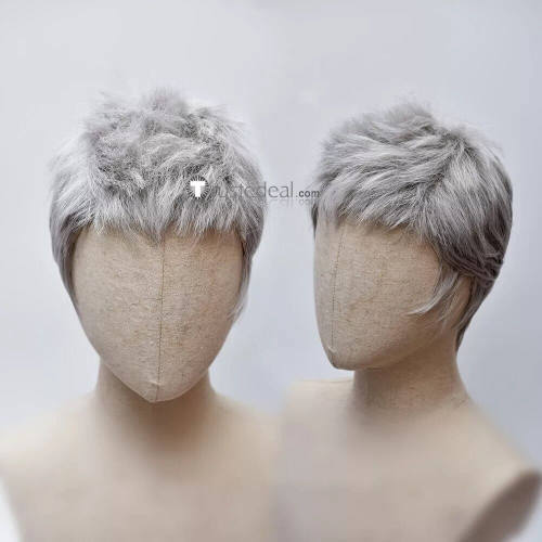 Devil May Cry 5 Dante Vergil Nero V Lady Grey Black Cosplay Wig