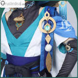 Genshin Impact Wanderer Scaramouche Cosplay Costume Custom Size Plus Size