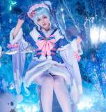 Vocaloid 2023 Snow Miku Blue Cosplay Costume