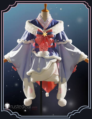 Vocaloid 2023 Snow Miku Blue Cosplay Costume