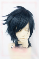 Touken Ranbu Shokudaikiri Mitsutada Short Blue Cosplay Wig