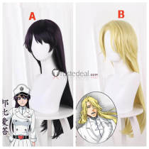 Bleach Thousand-Year Blood War Jugram Haschwalth Bambietta Basterbine Blonde Purple Cosplay Wigs