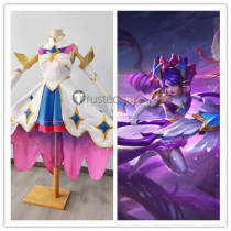 League of Legends LOL New Skin Star Guardian Gwen Cosplay Costume