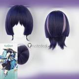 Genshin Impact Wanderer Scaramouche Kaveh Eremite Desert Clearwater Brown Blonde Blue Purple Cosplay Wigs