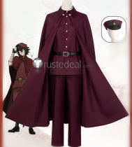 Bungo Stray Dogs The Hunting Dogs Mad Dogs Tetcho Saigiku Military Uniform Cosplay Costume