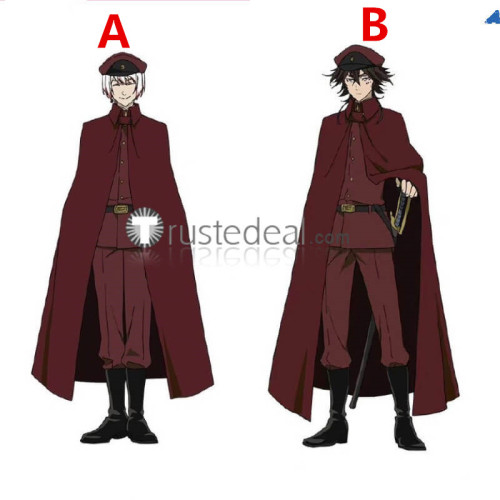 Bungo Stray Dogs The Hunting Dogs Mad Dogs Tetcho Saigiku Military Uniform Cosplay Costume