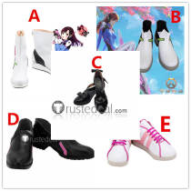 Overwatch Black Cat Police Academy D.Va Cosplay Shoes Boots