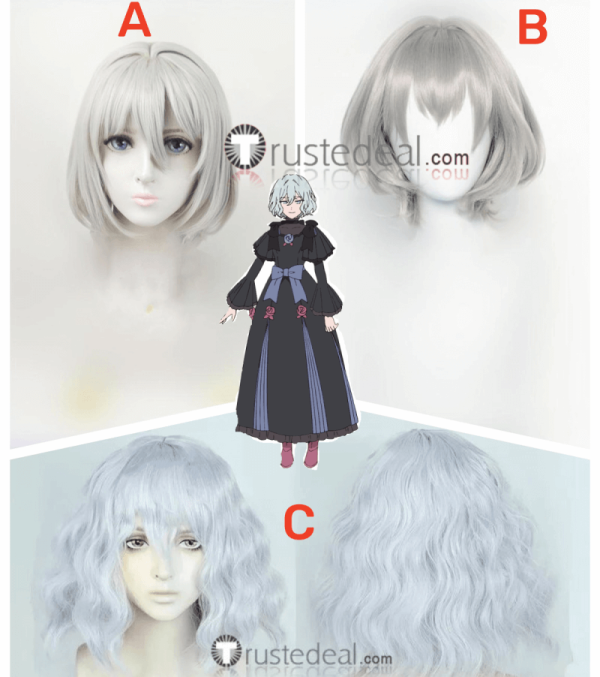 Vanitas no Carte The Case Study of Vanitas ChloE d'Apchier Silver Grey Cosplay Wigs