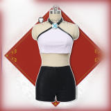 Pokemon Scarlet and Violet Gym Leader Iono Yellow Cosplay Costume
