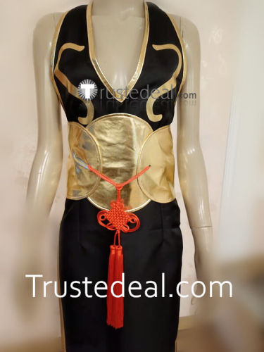 chun li black dress cosplay Sexy Chun Li Cosplay Black Dress: Street Fighter Chun... From Uledemode_official, $92.35