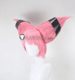 Tales of the Teen Titans DC Comics Jinx Pink Styled Cosplay Wig