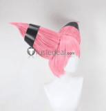Tales of the Teen Titans DC Comics Jinx Pink Styled Cosplay Wig
