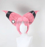 Tales of the Teen Titans DC Comics Jinx Pink Styled Cosplay Wig
