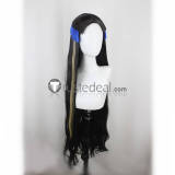 Pokemon Geeta Giovanni Black Cosplay Wigs