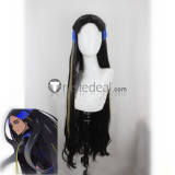 Pokemon Geeta Giovanni Black Cosplay Wigs