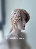 Monkey Island 2 Guybrush Ulysses Threepwood Pirate Dark Blonde Ponytail Cosplay Wig
