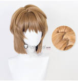 Detective Conan Haibara Ai Yukiko Kudo Brown Cosplay Wig