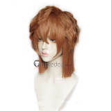 Detective Conan Haibara Ai Yukiko Kudo Brown Cosplay Wig
