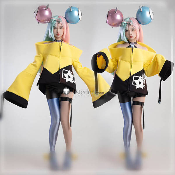 Pokemon Scarlet and Violet Gym Leader Iono Yellow Cosplay Costume 2