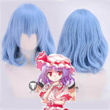 Touhou Project Remilia Scarlet Blue Cosplay Wig