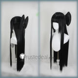 ZONE-00 Mayoko Okino Oiran Geisha Black Styled Cosplay Wig