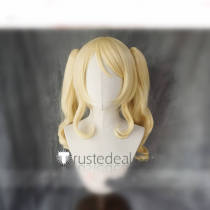 Love Live Eli Ayase Blonde Ponytails Curly Cosplay Wig