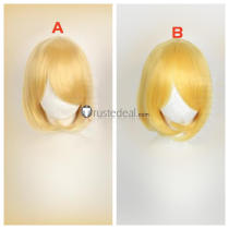 Darkstalkers BB Hood Baby Bonnie Hood Cosplay Yellow Blonde Wig