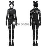 Wednesday Addams Poe Cup Race the Black Cat Uniform Bodysuit Cosplay Costume