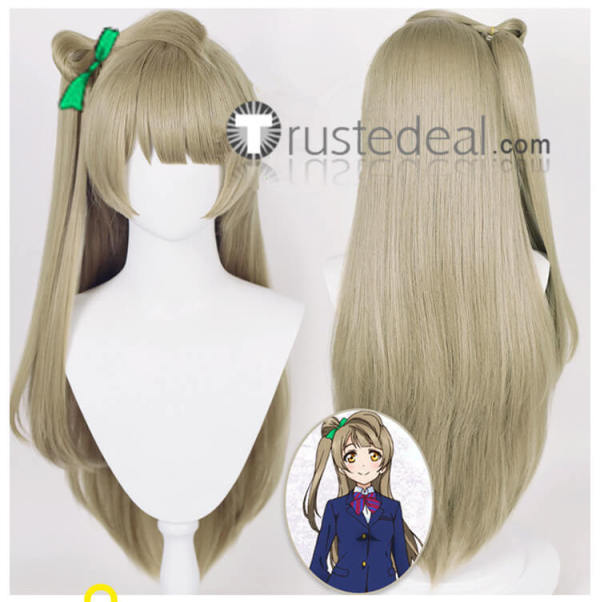 Love Live Minami Kotori SR Unawakening Kimono Brown Cosplay Wig