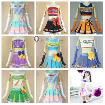 Love Live SR Cheerleaders Maki Eli Minami Koizumi Tojo Nico Kosaka Rin Umi Cosplay Costumes
