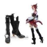 Final Fantasy 14 Miqo'te Y'shtola Rhul Genesis Rhapsodos Black Cosplay Boots Shoes