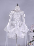 iCOS Rozen Maiden Kirakishou White Gothic Lolita Devil Cosplay Costume