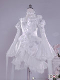 iCOS Rozen Maiden Kirakishou White Gothic Lolita Devil Cosplay Costume