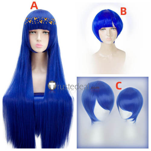 Land of the Lustrous Houseki no Kuni Lapis Lazuli Long And Short Blue Cosplay Wigs