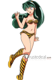 Urusei Yatsura Lum Invader Yellow Cosplay Shoes Boots